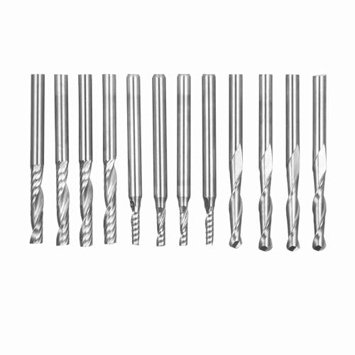 End Mill Set - 5/16in 1/4in 5/16in 1/4in 3/16in 5/32in 1/8in 5pcs