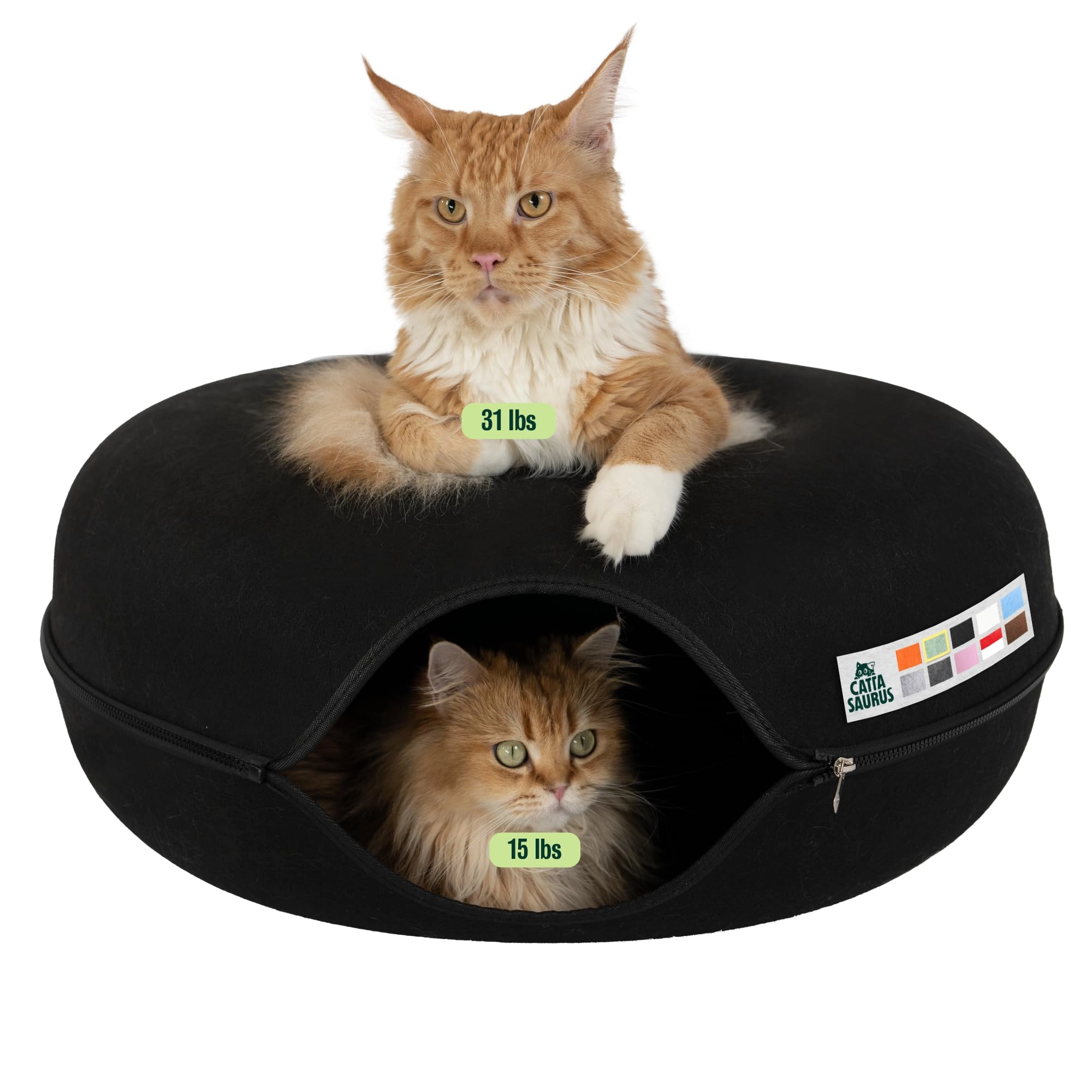 Peekaboo Cat Cave - Premium Scratch-Resistant Felt