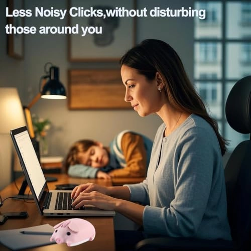 Cute Pig Wireless Mouse - Wireless