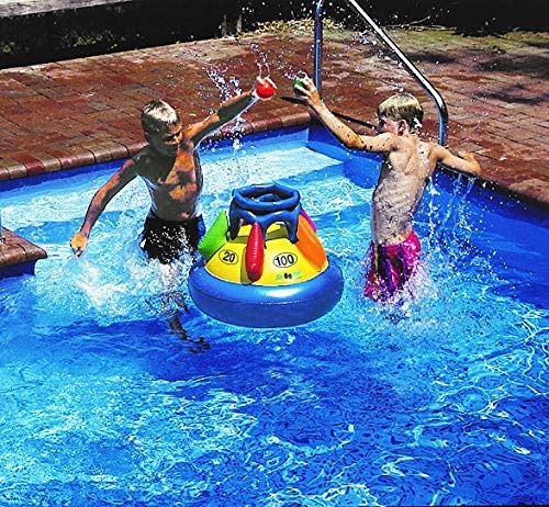 Cornhole Game - Orange/Green Floating