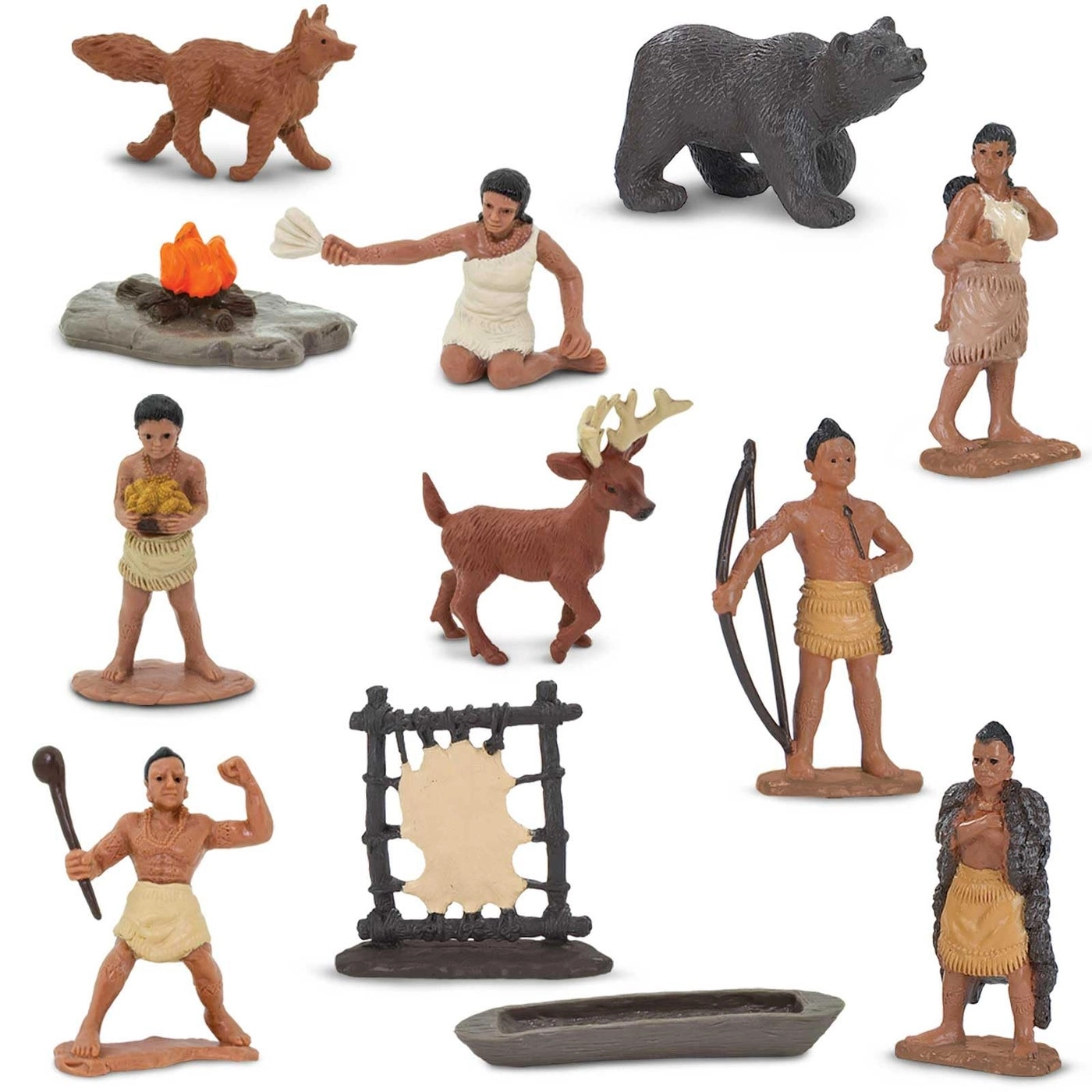Powhatan Indians TOOB - 3 years+ 12 pieces