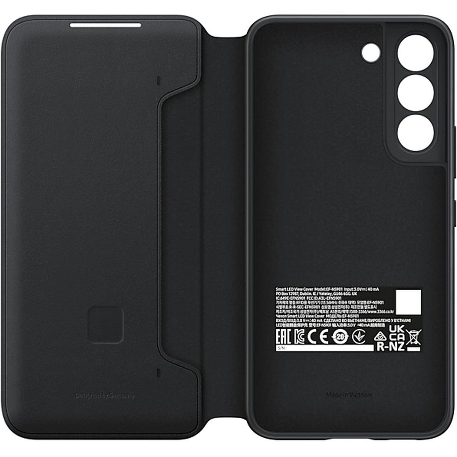 Samsung LED View Cover Front And Back Case for Galaxy S22