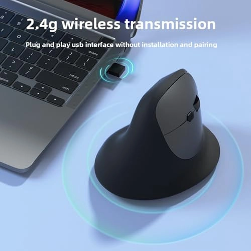 Ergonomic Vertical Mouse - Dual Mode 2.4G Bluetooth