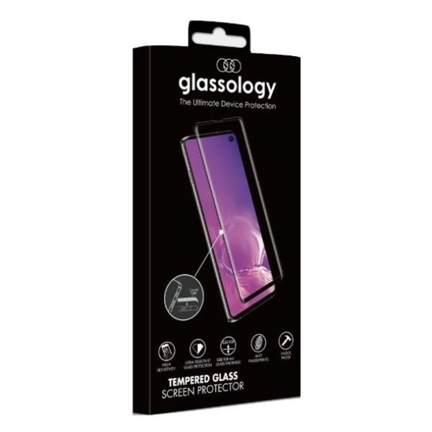 glassology Clear Shatterproof Tempered Glass Screen Protector for Galaxy A71