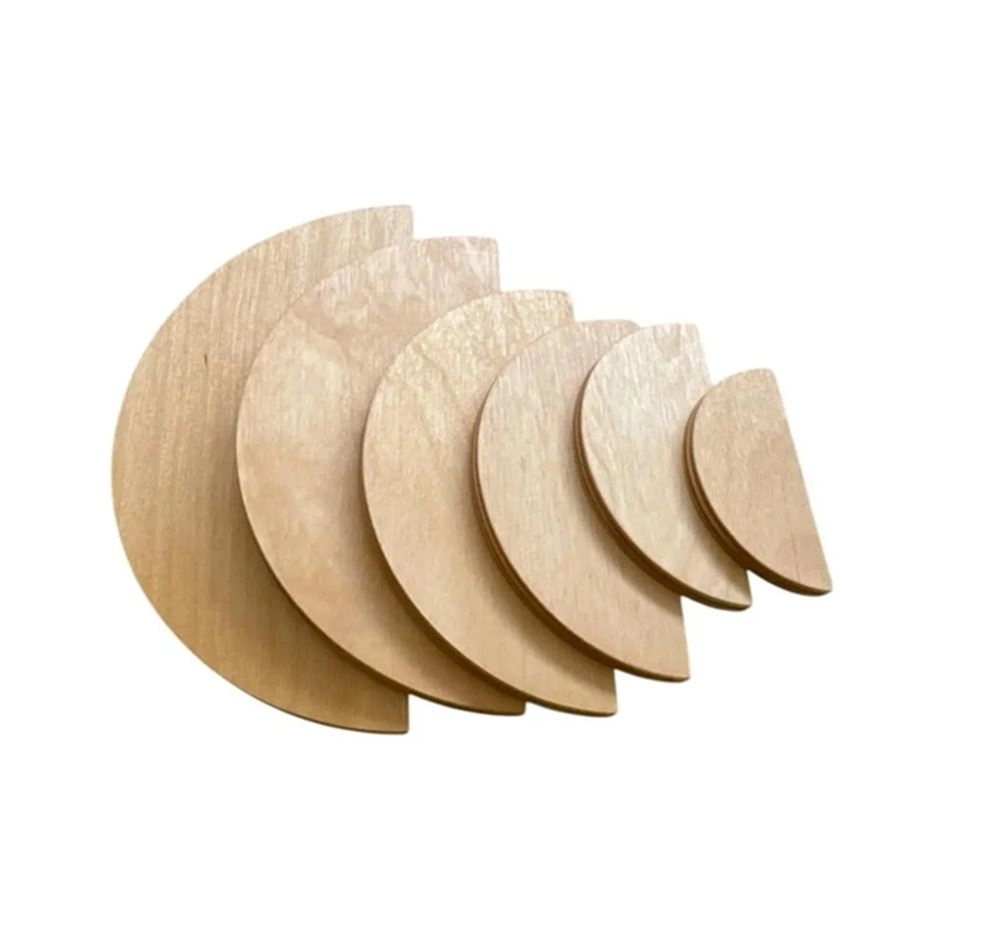 Wooden Grading Semicircles - Suitable for 2 years and above 6 pieces