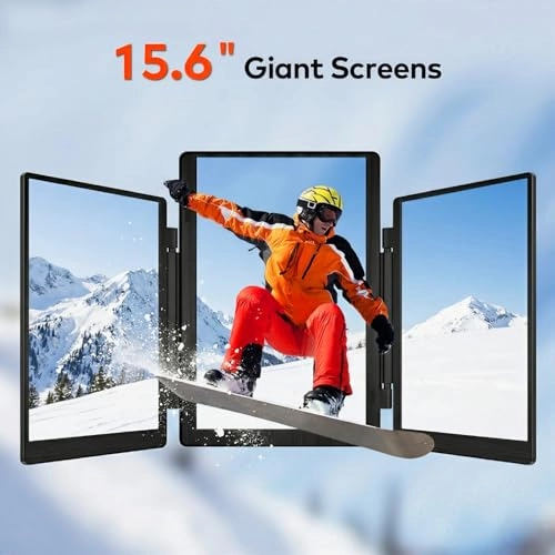 S9H - EA-PTMS9H-BK 15.6" FHD IPS Triple Monitor USB Type-C