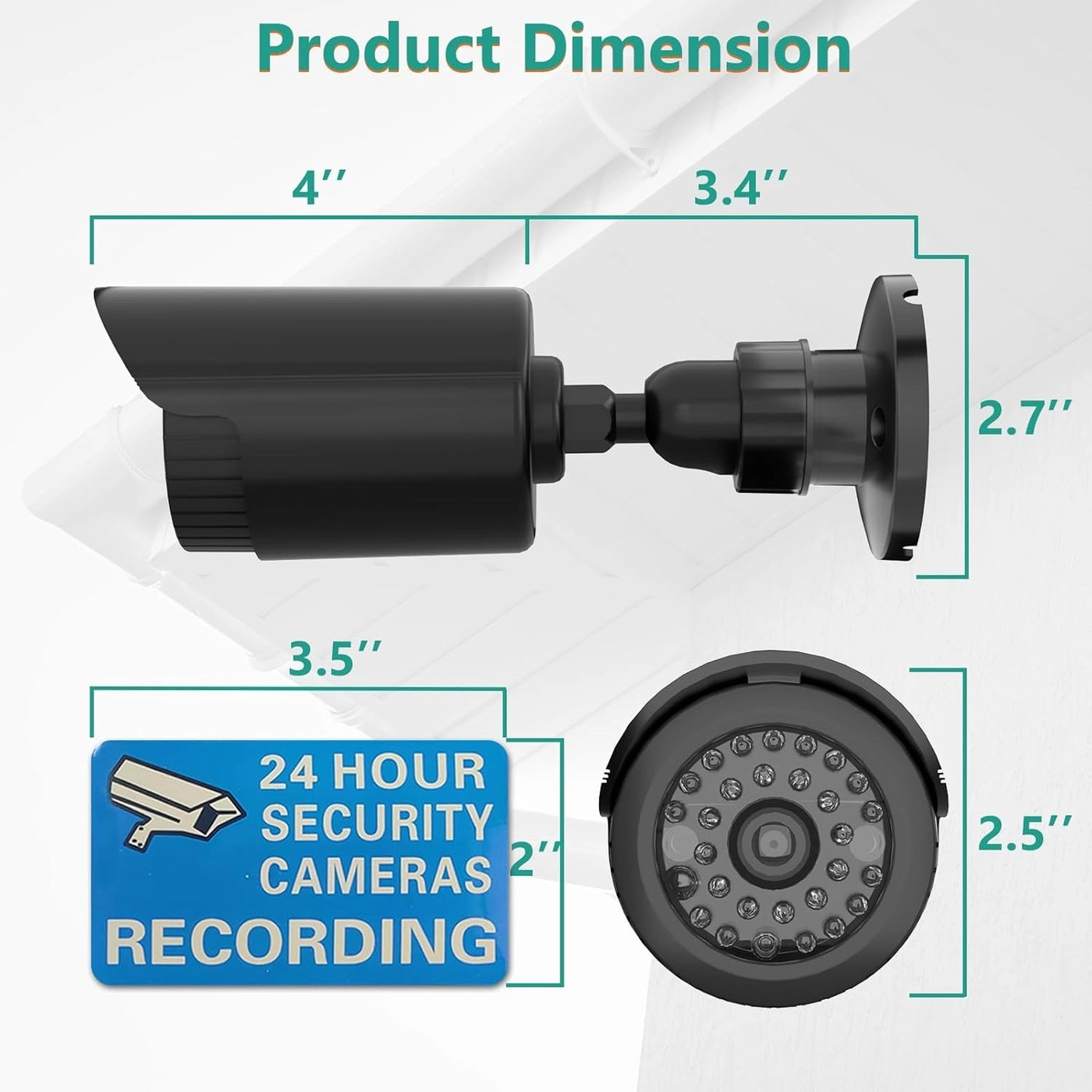 Bullet Dummy Camera - Indoor/Outdoor