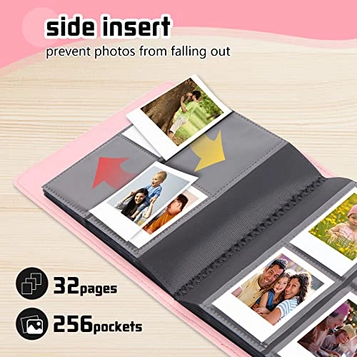 Polaroid Go 256 Pockets Faux Leather Photo Album