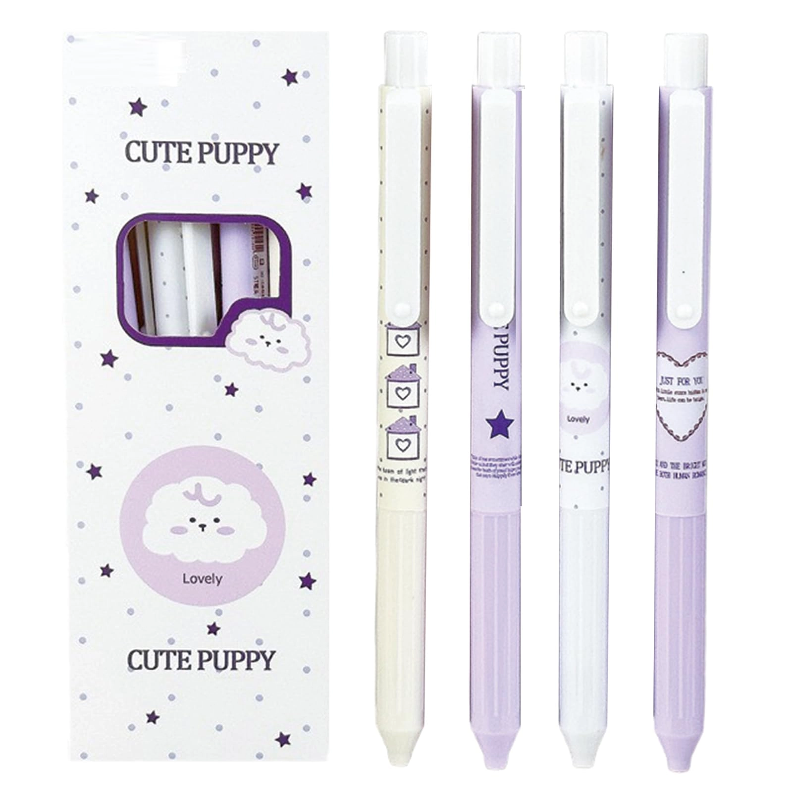 Cute Gel Pen - 4Pcs 0.5mm