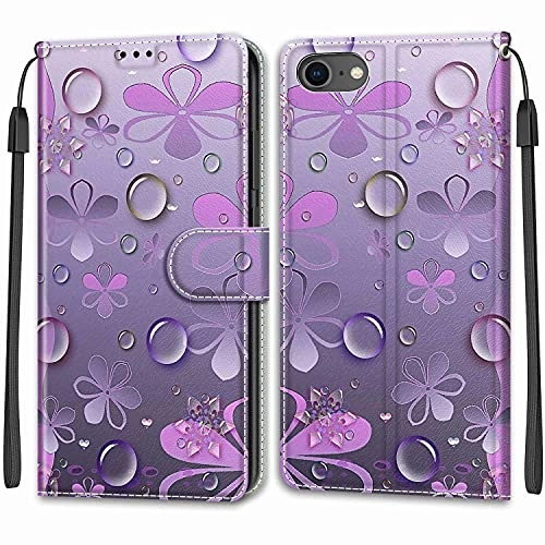 Nadoli Wallet Case Faux Leather, Thermoplastic Polyurethane for iPhone SE 2020