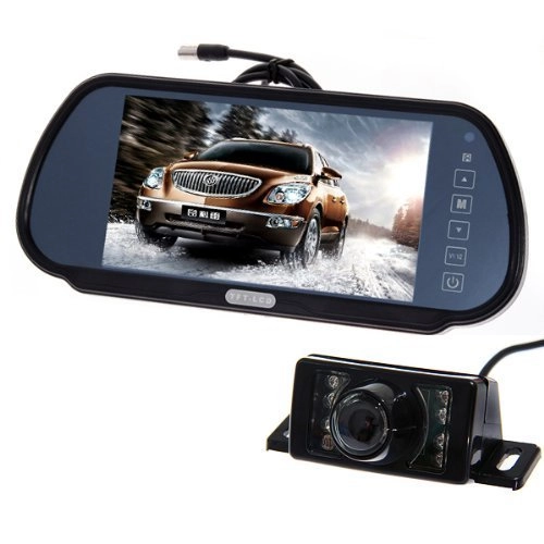 Foldable Car Monitor - 7 Inches + Car Backup Camera - Wireless Night Vision 800(H) x RGB x 480(V)