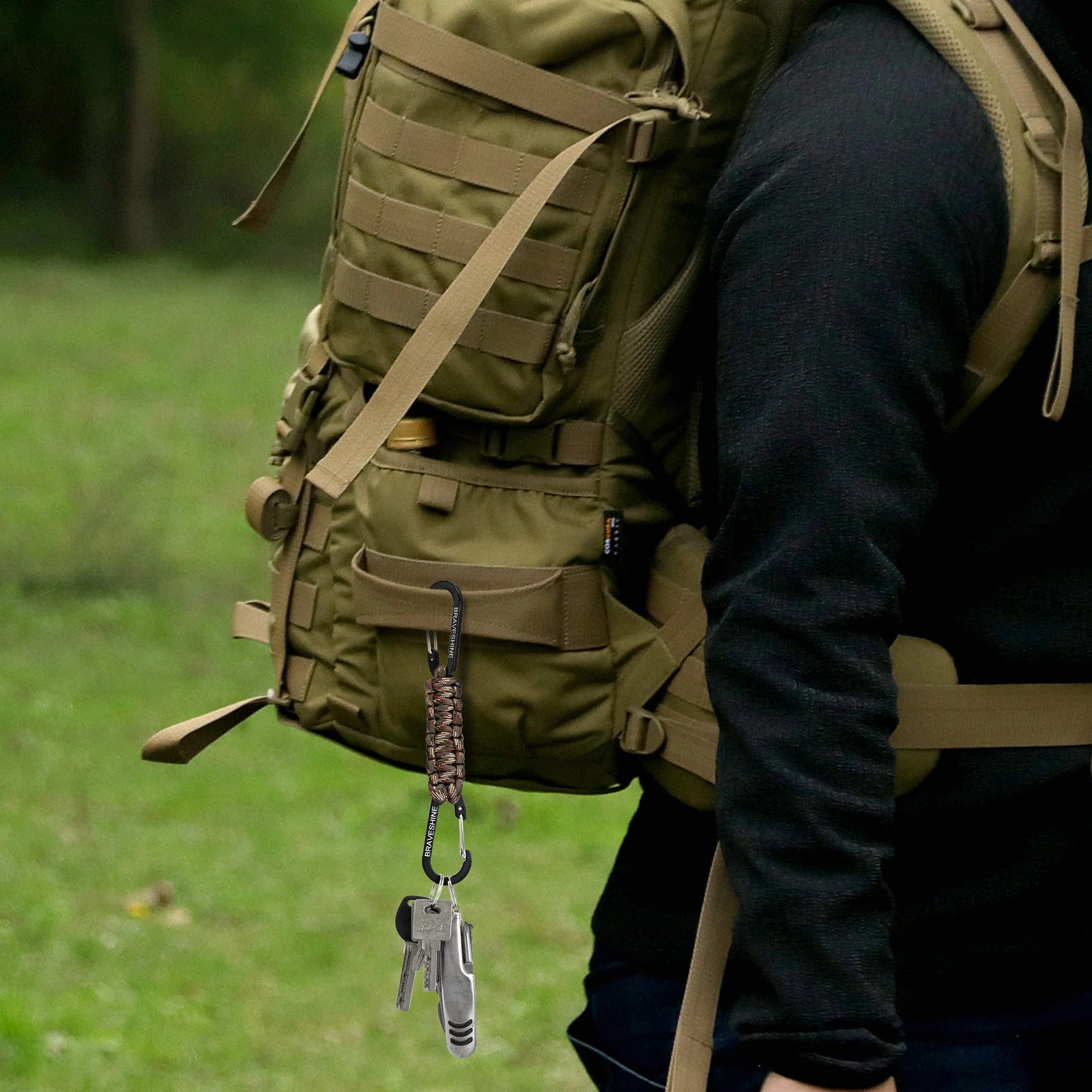 Paracord keychain