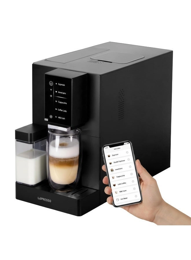 Brevissimo LPCFFBAC0046WH - Mobile App Adjustable Grinder Digital Display