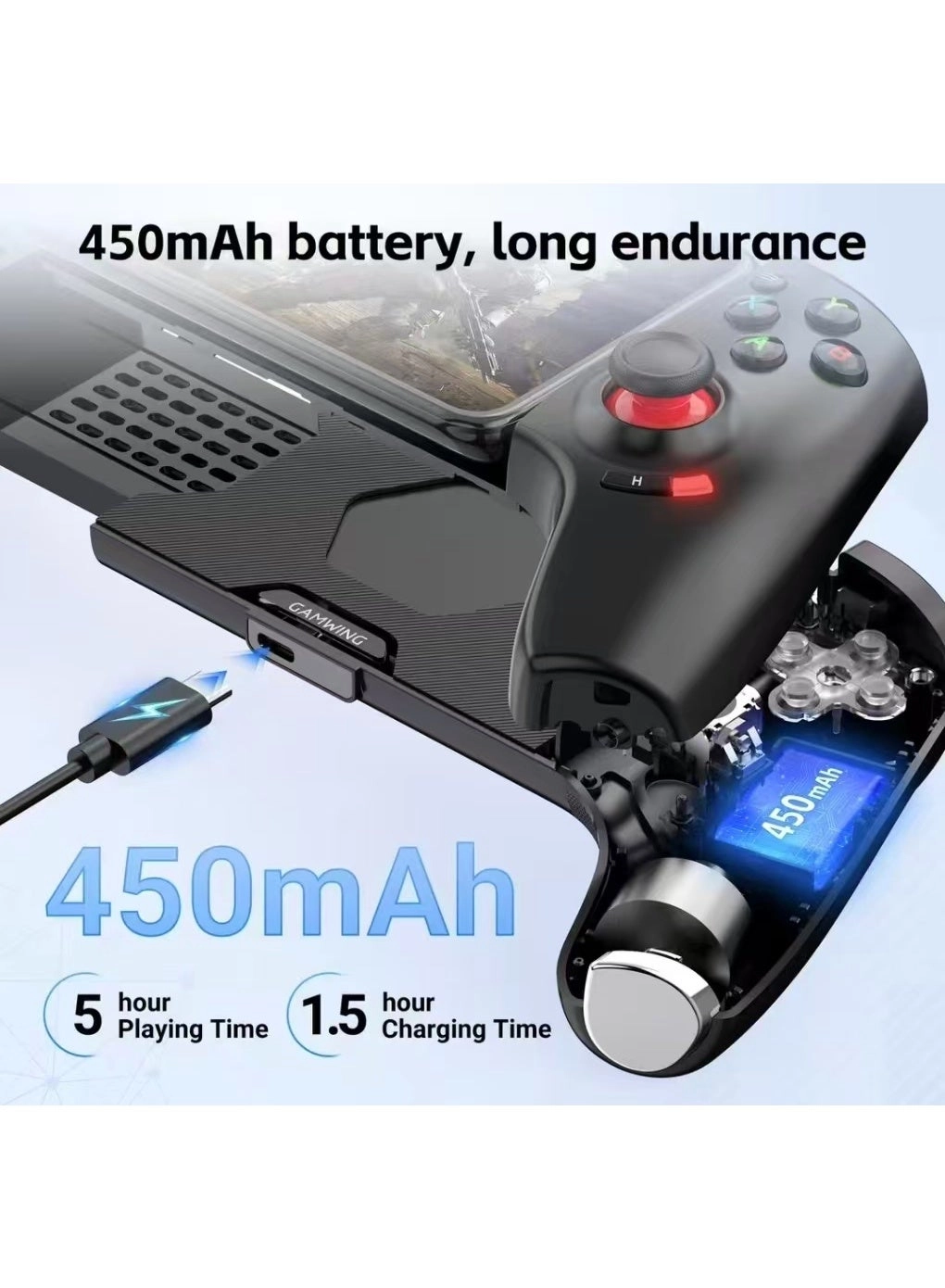 Gamwing JK03 - BLACK Switch Android iOS PC