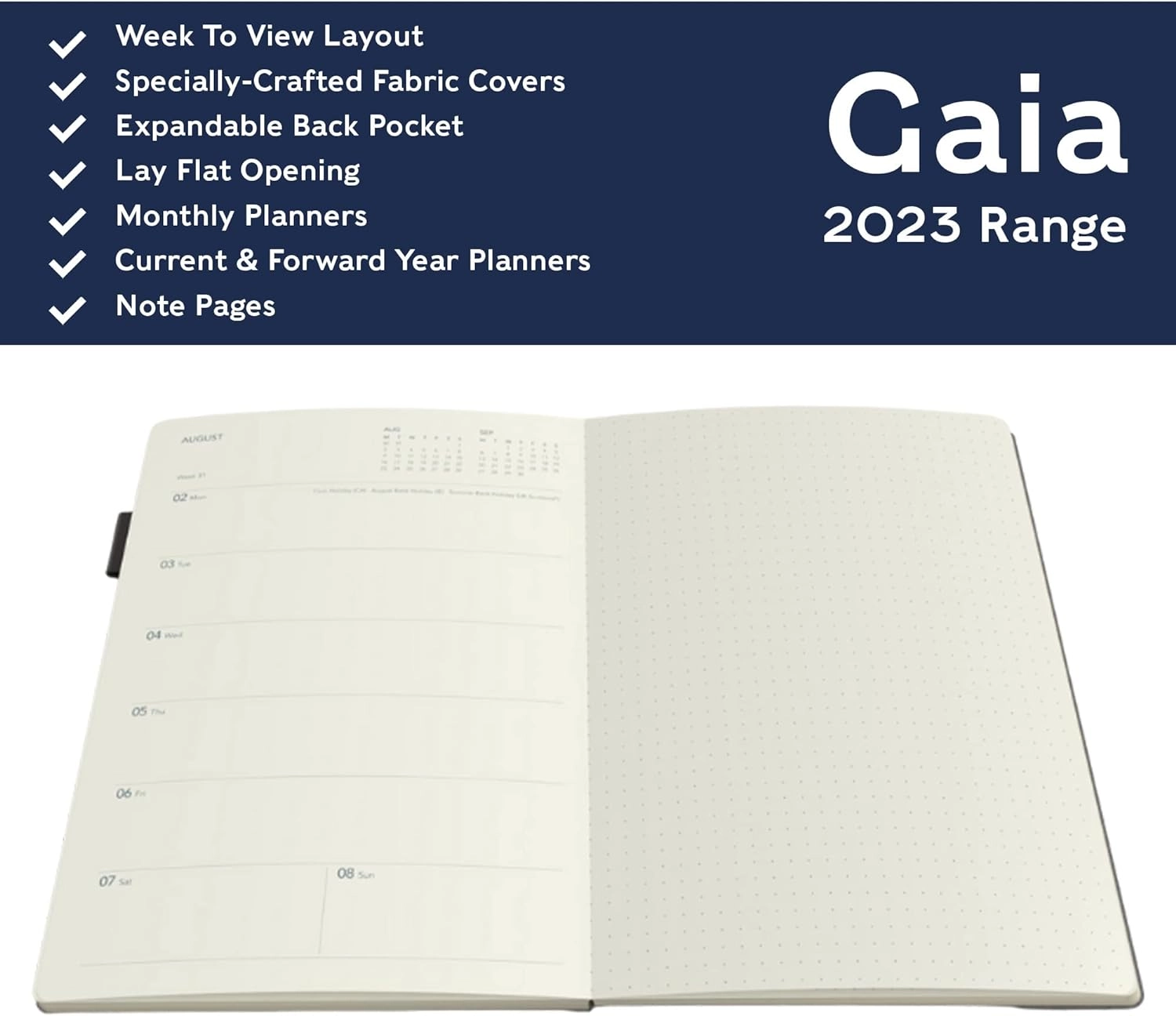 Gaia A5 - Week to View 2023