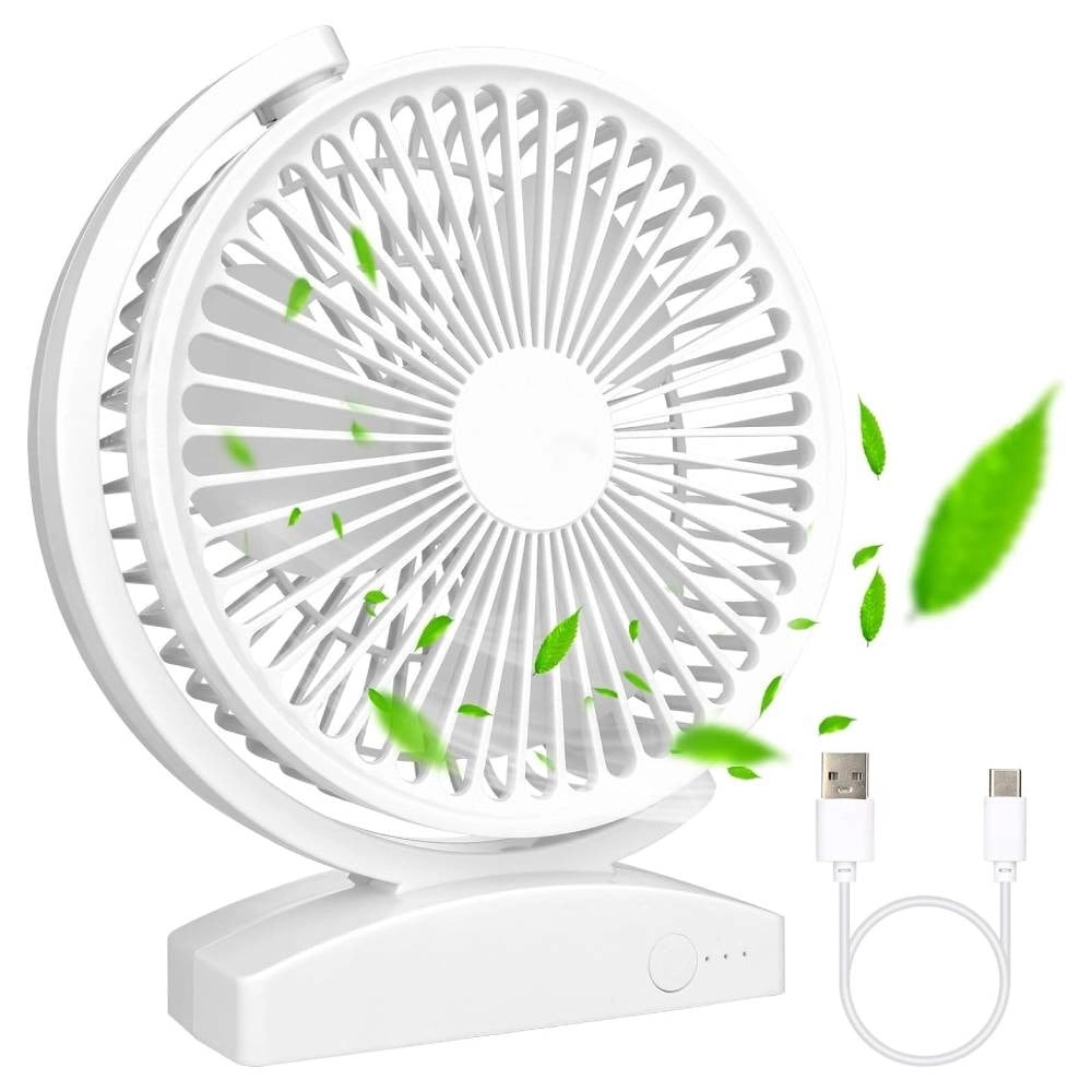 ZOOMEE STORE USB Desk Fan - 3 Speeds 120°Rotatable