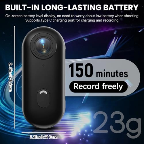 360° Action Camera - 64GB 4K 30FPS