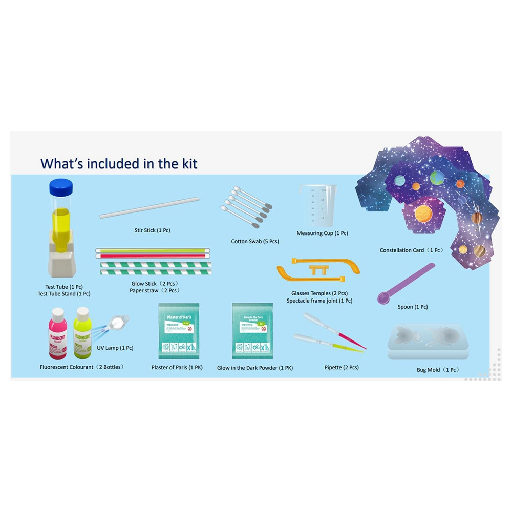 DIY STEM Glow in the Dark Craft Kit - 5+ years