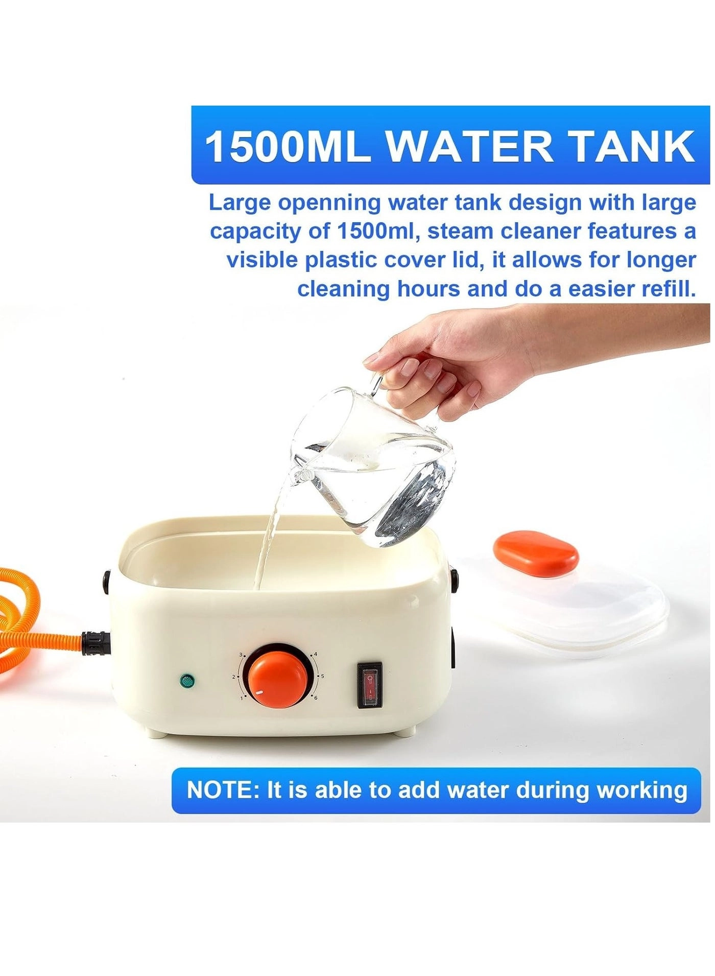 Handheld Steam Cleaner - 1.5L