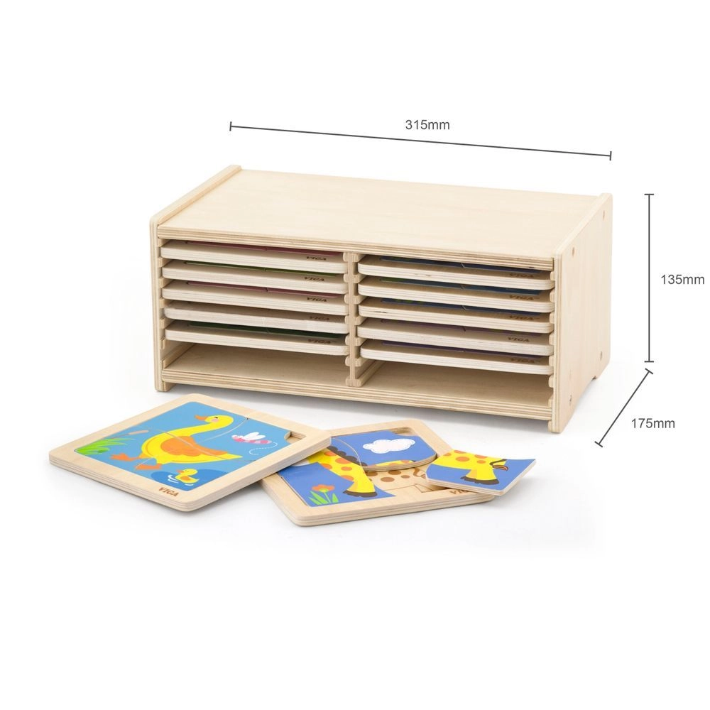 Flat Puzzle - 3+ 12 pieces