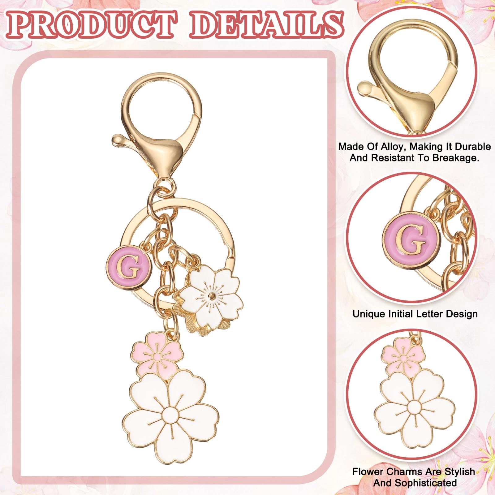 Initial Keychain - Letter