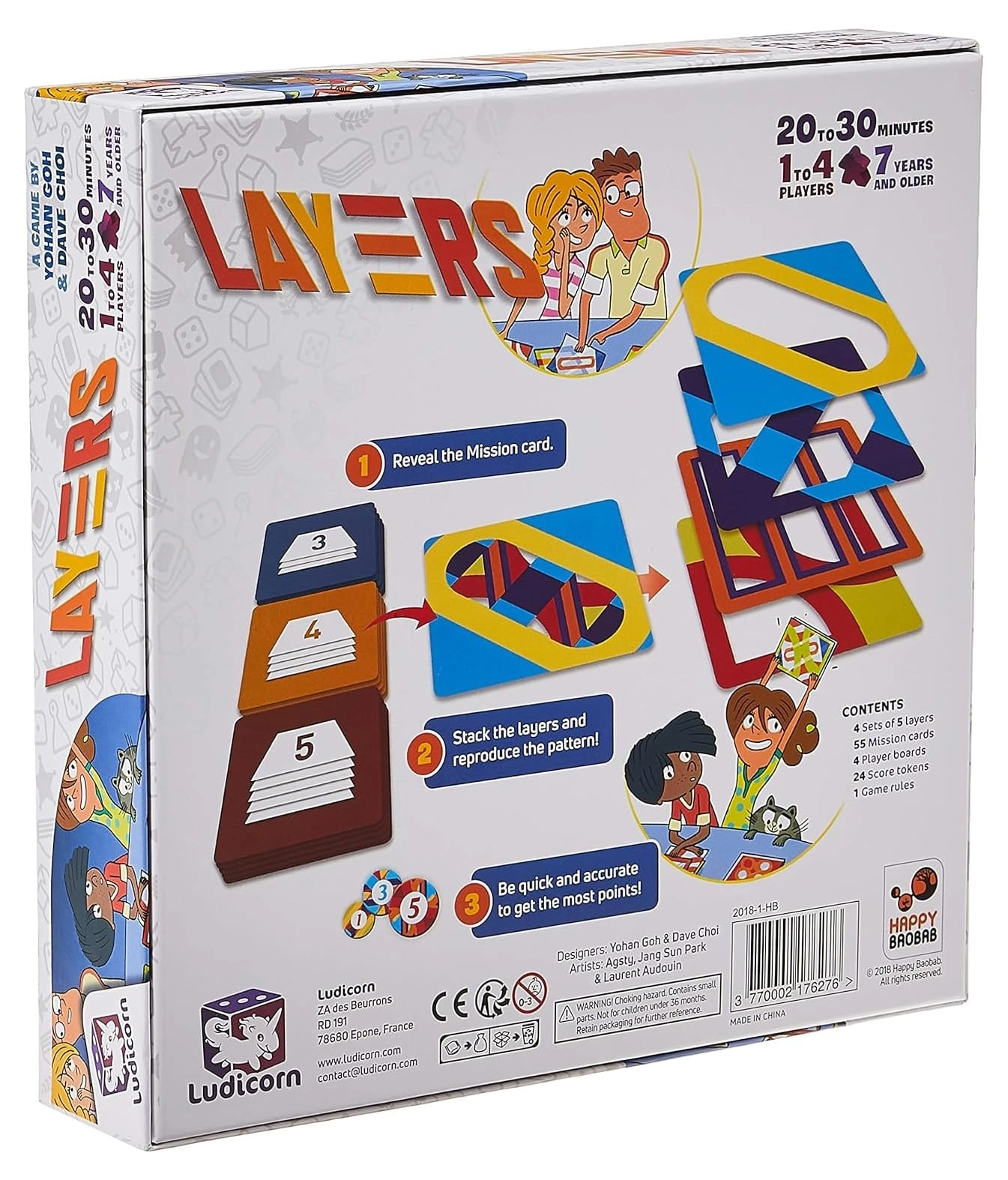 Asmodee Layers Puzzle (ASMLUDLAY01) - 55 pcs