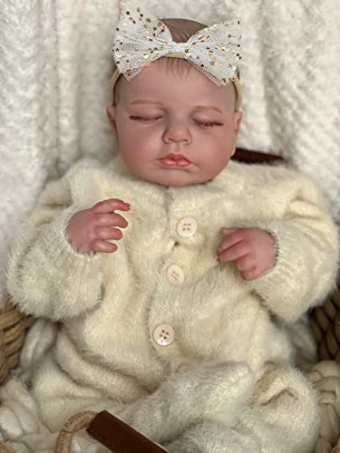 Loulou Reborn Baby Doll - 19 inches Blue Eyes