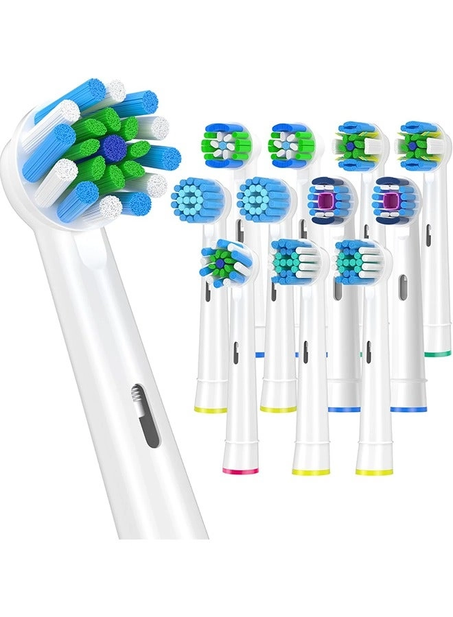 Replacement Toothbrush Heads - 8Pcs Black 7000Pro