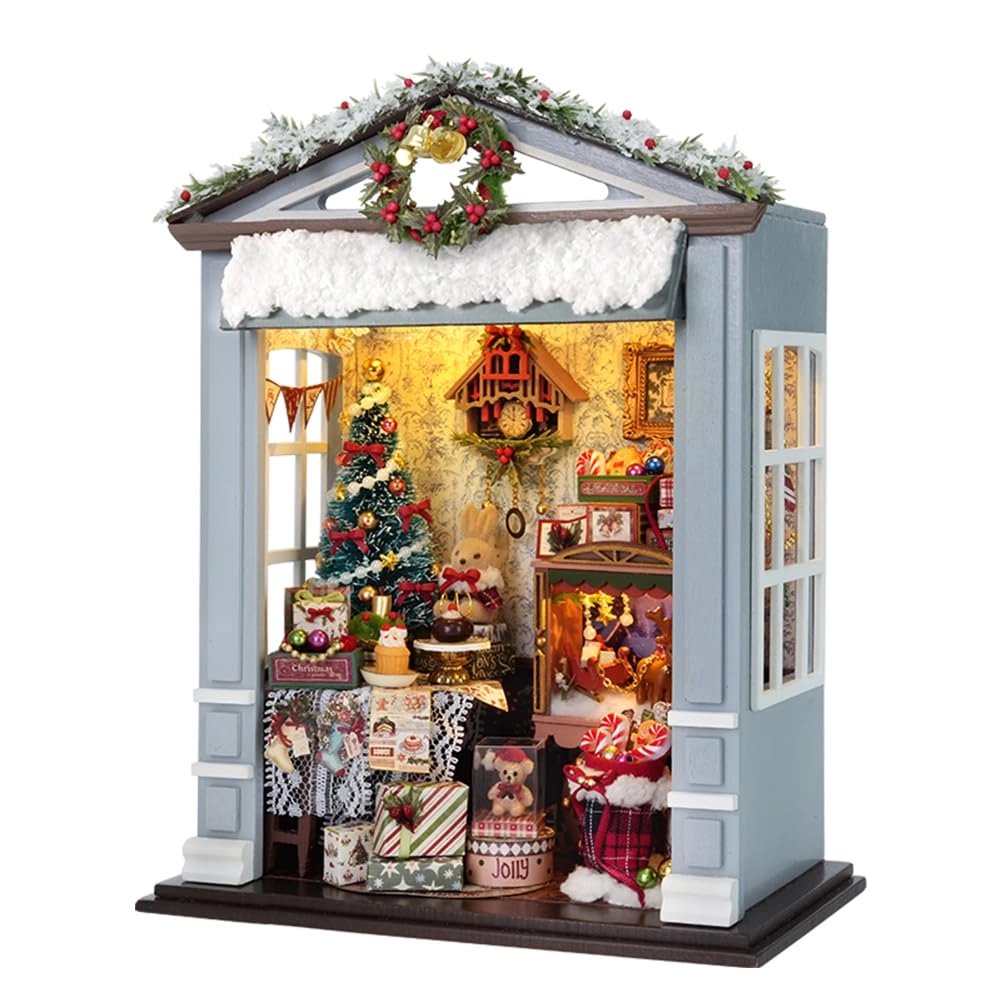 3D Wooden Puzzle Bookshelf Insert - Library of Books 1:24