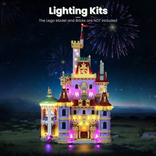 Light Kit for Lego Beauty and The Beast Castle 43263