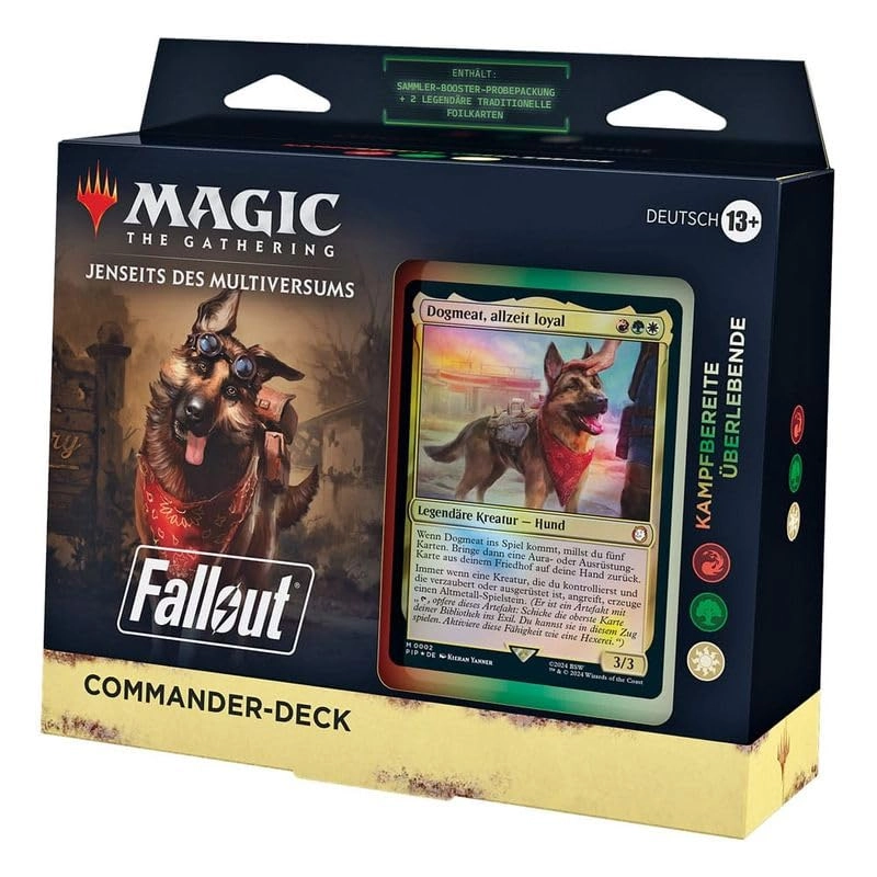 Wizards of the Coast LLC Magic The Gathering: Fallout Commander Deck - Aggressive Survivors (German)