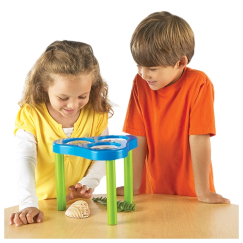 Three Way Magnification Science Station - 4x 8x/20x kaleidoscopic distortion - 8 years+