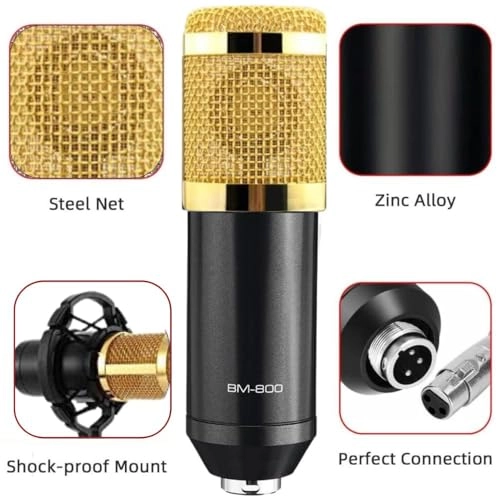 Dynamic Condenser Microphone Kit XLR Microphone