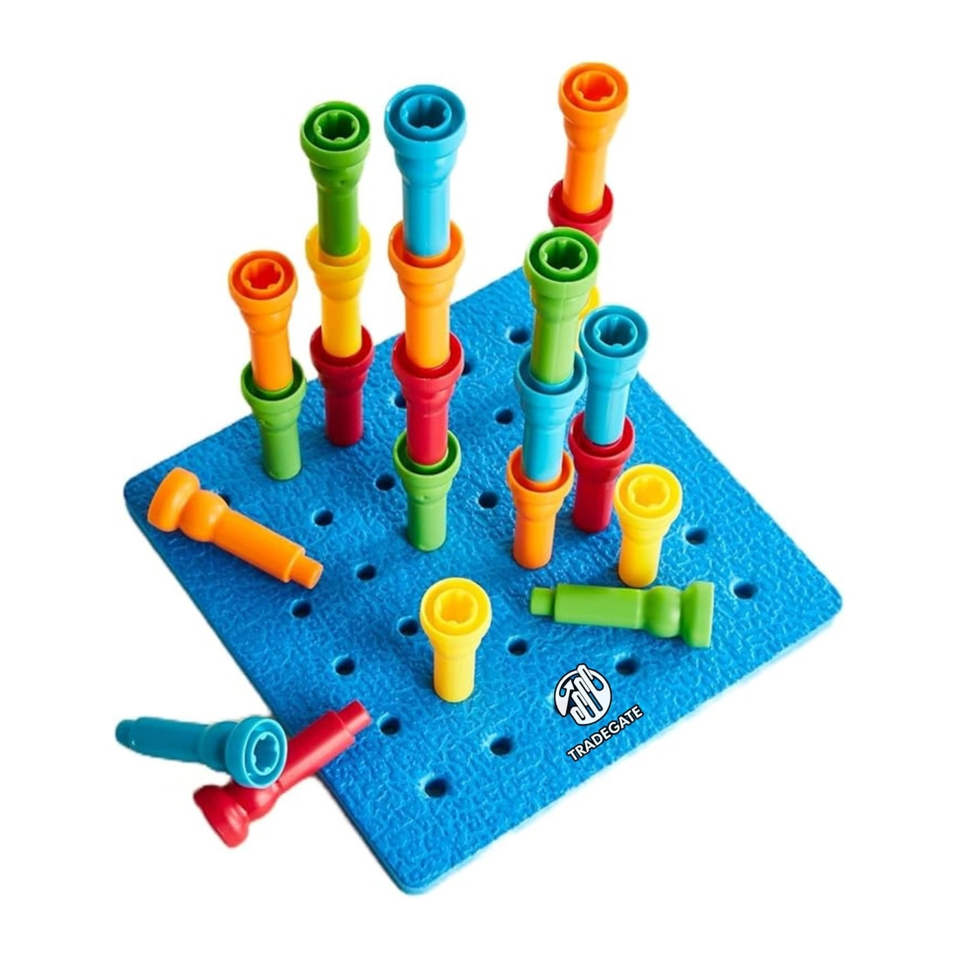 TRADEGATE Stacking Pegs Building Set - 3+ 30 pieces