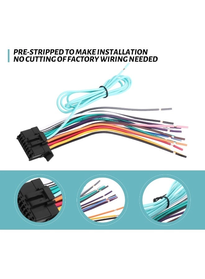 Car Stereo Power Speaker Wire Harness - Pioneer/Premier