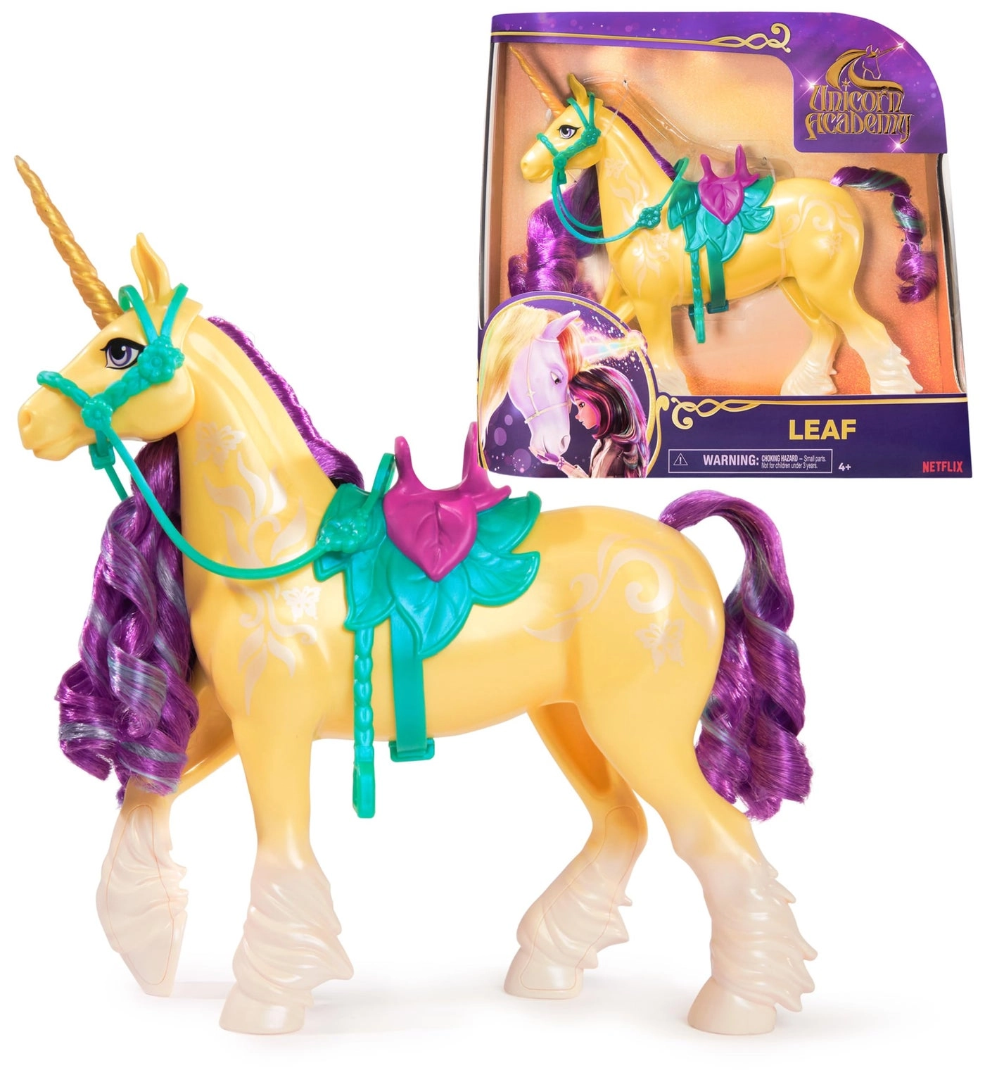 Unicorn Academy Leaf Unicorn - 11” 2 Riding Accessories Ages 4+