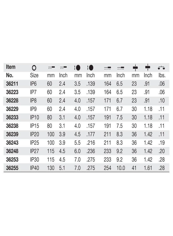 36105 TorxPlus Torx Screwdriver IP10 x 80mm