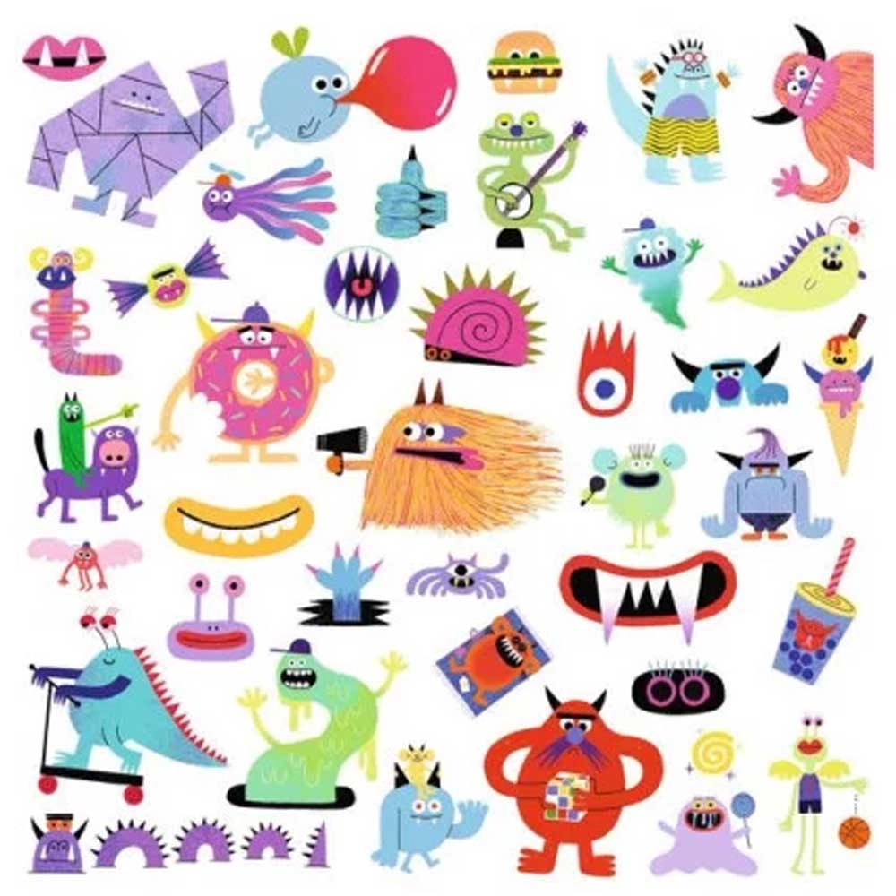 Monsters Sticker Book 160 pcs