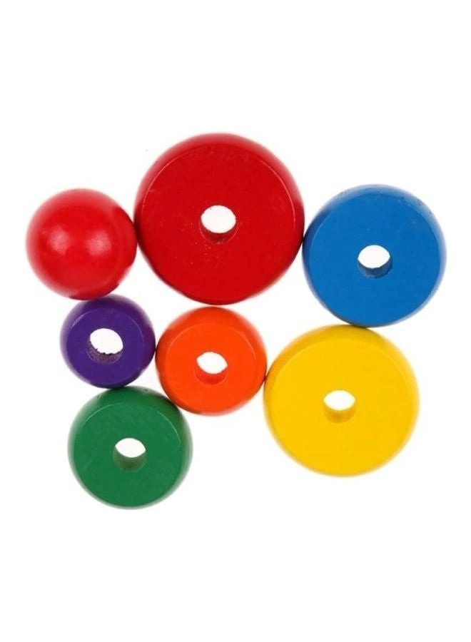 Stacking Rainbow Tower - 4+ Years six pieces