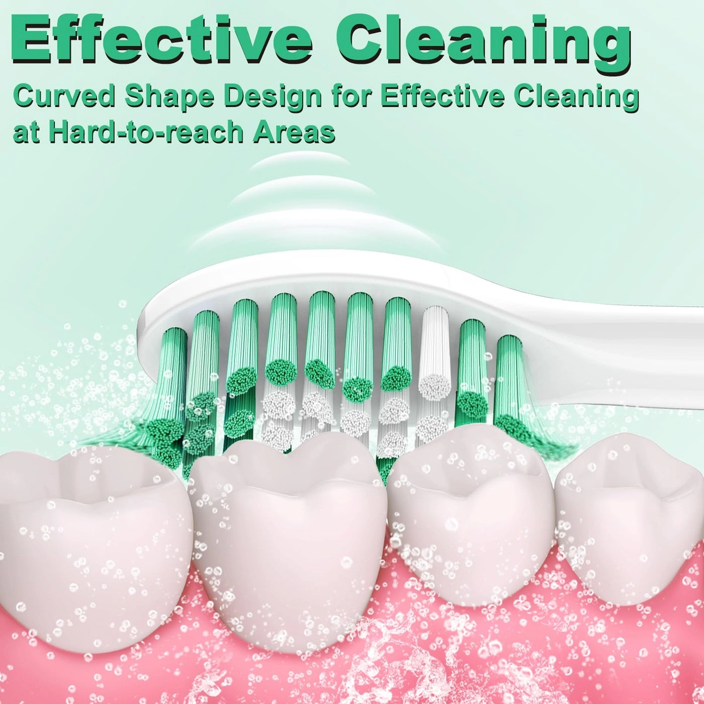 Toothbrush Replacement Heads - HX7022 6 Pack Blue