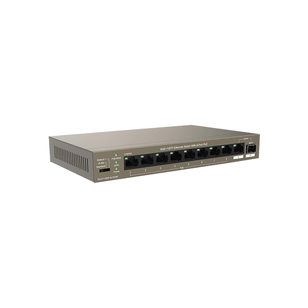 TEG1110PF-8-102W 10-ports