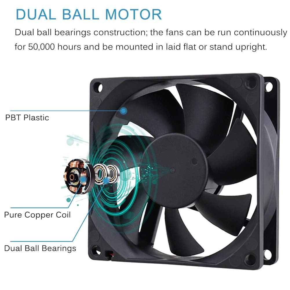 Brushless Cooling Fan - 80mm