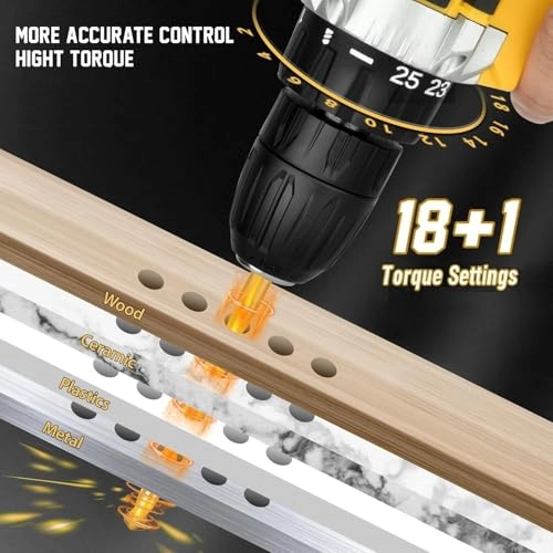 Cordless Drill - 12V 1500 RPM 10mm Keyless Chuck