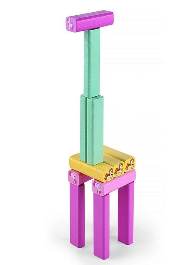 Stacking Tower Blocks - 54 Pcs