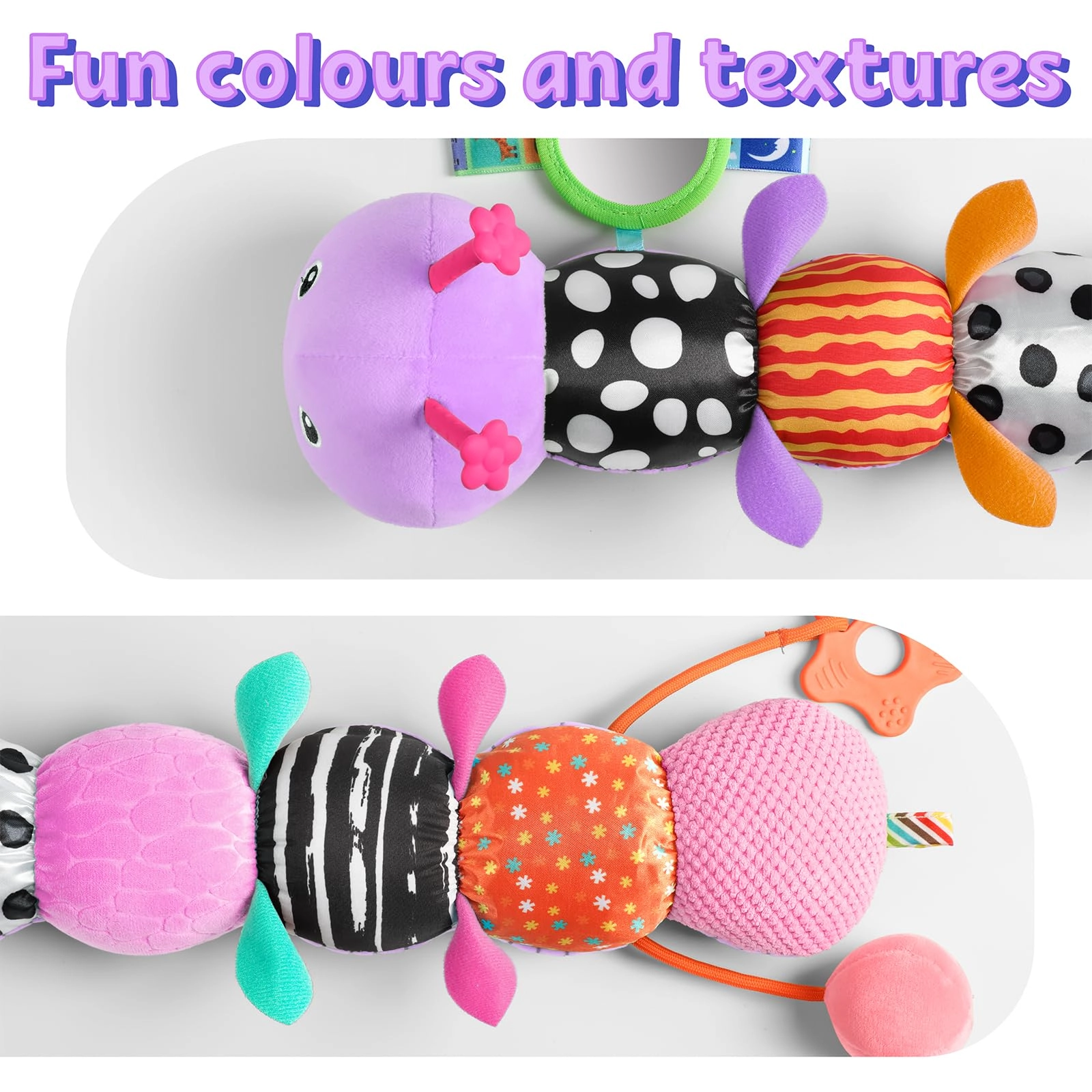 Musical Caterpillar - 6-12 Months Plush, Cotton Animal 1.0 Count