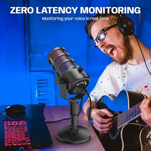 CE8187 USB+3.5mm-Mini-Jack Microphone