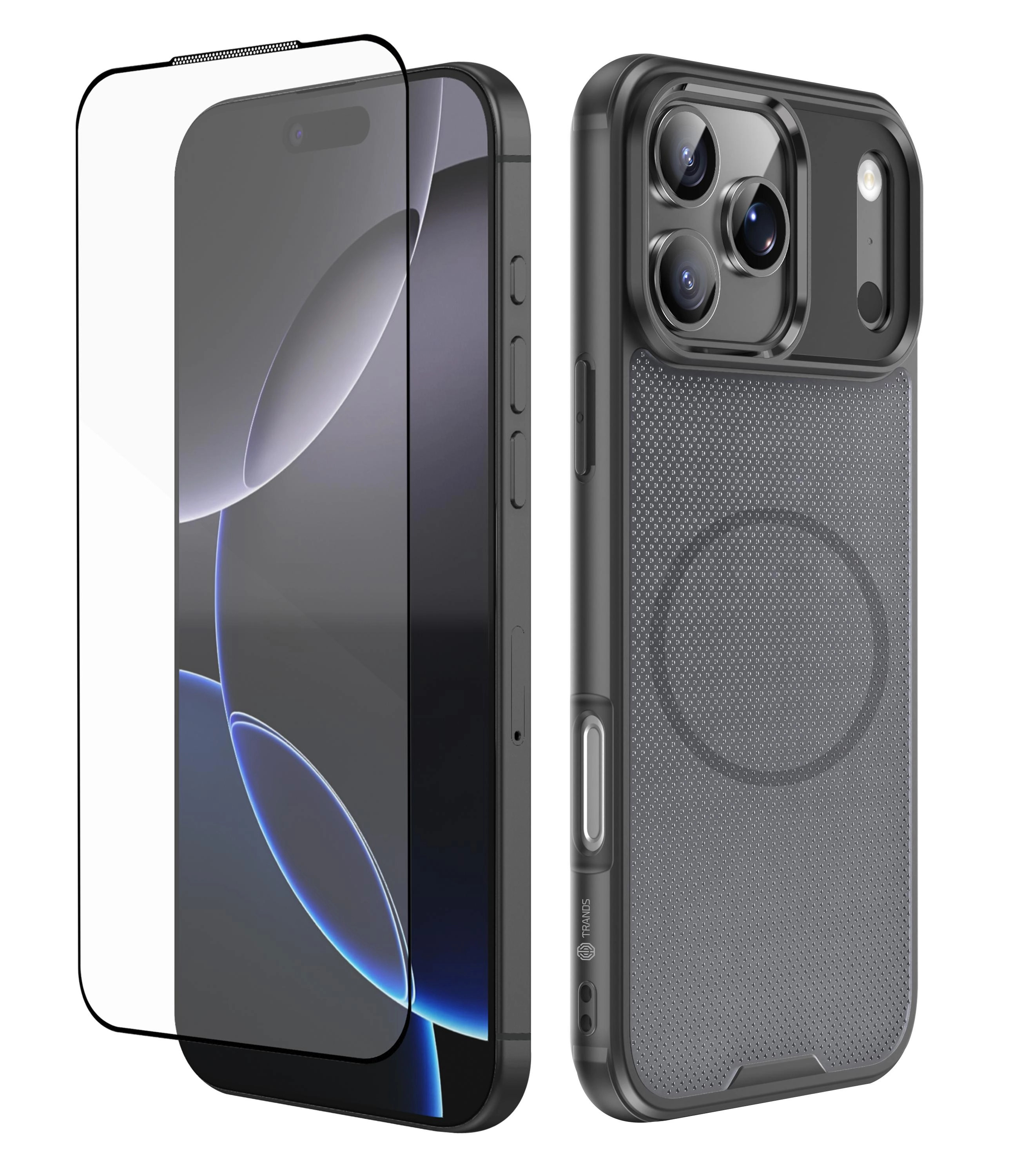 Trands iPhone 17 Pro Max Armoured Case With Glass