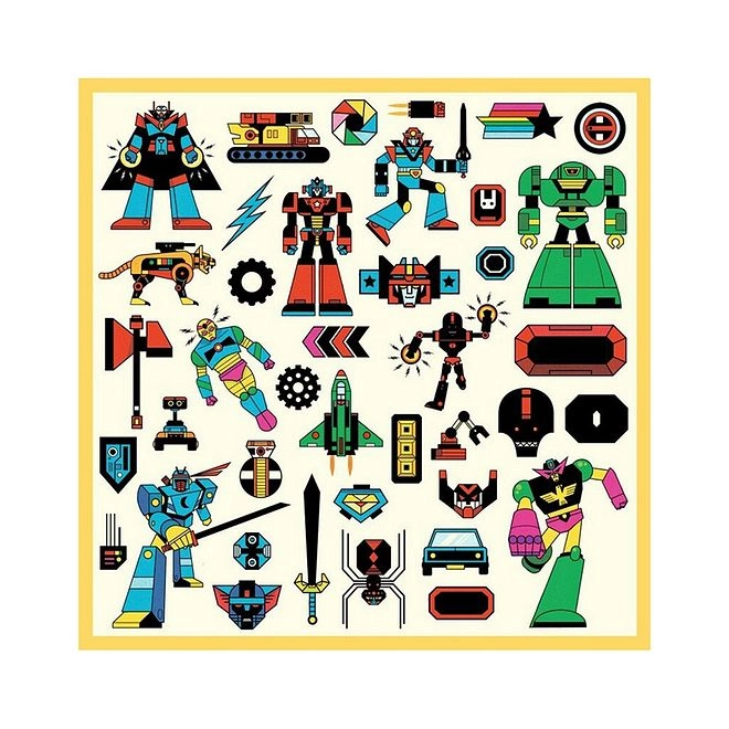 Robots Sticker Book 160 pcs