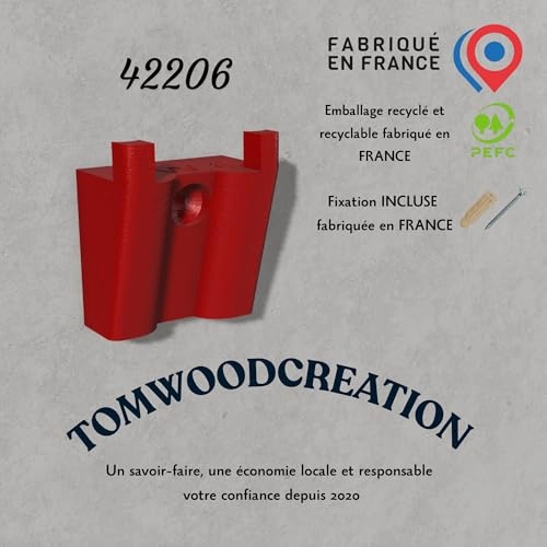 Wall Mount Compatible for Lego - Made in France Plastic