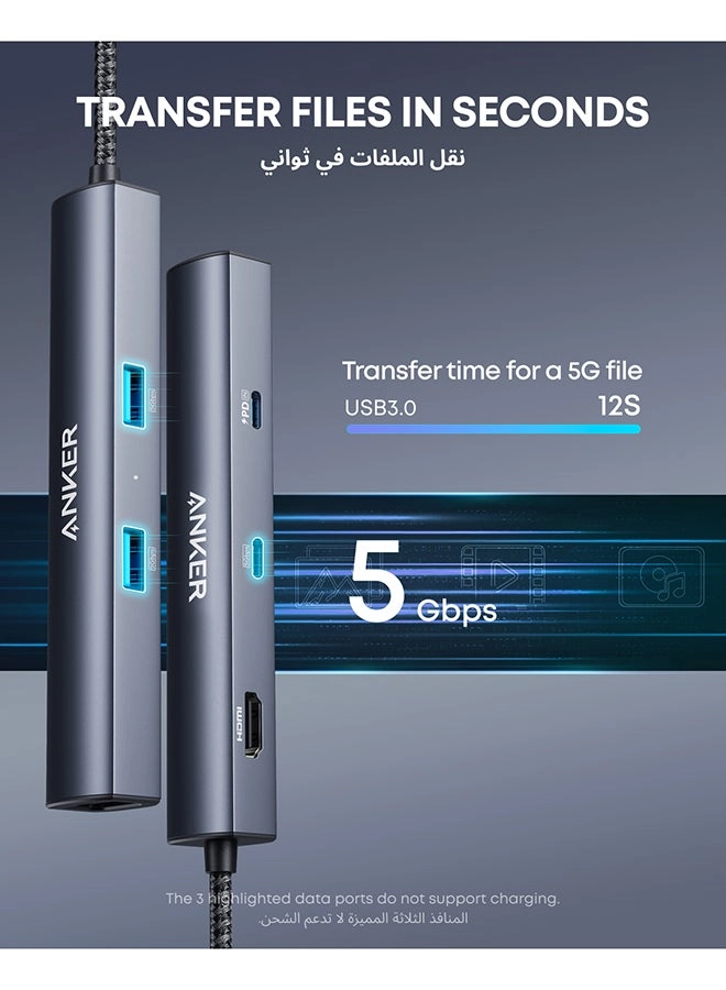 PowerExpand 6-in-1 - 65W Power Delivery 4K HDMI 1Gbps Ethernet